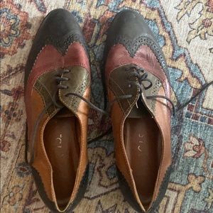 Multi-coloured Oxfords